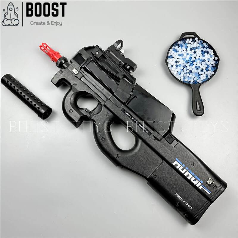 P90 Gel Blaster Electric Auto Fire Top Ammunition Feed - BOOST TOYS