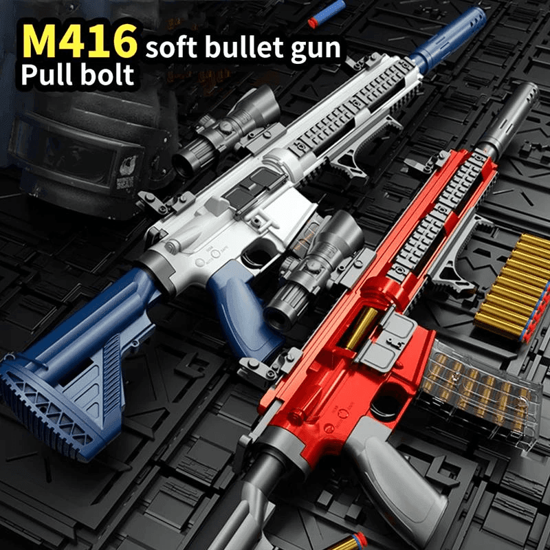 M416 Shell Ejecting Soft Bullet Rifle Gun (Assault Rifle/AR) - BOOST TOYS