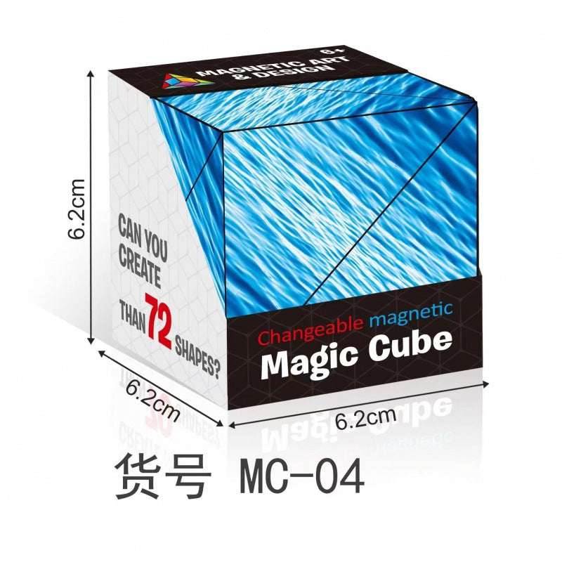 New Patented Fidget Cube w/ 36 Rare Earth Magnets - Extraordinary 3D Magic Cube - BOOST TOYS