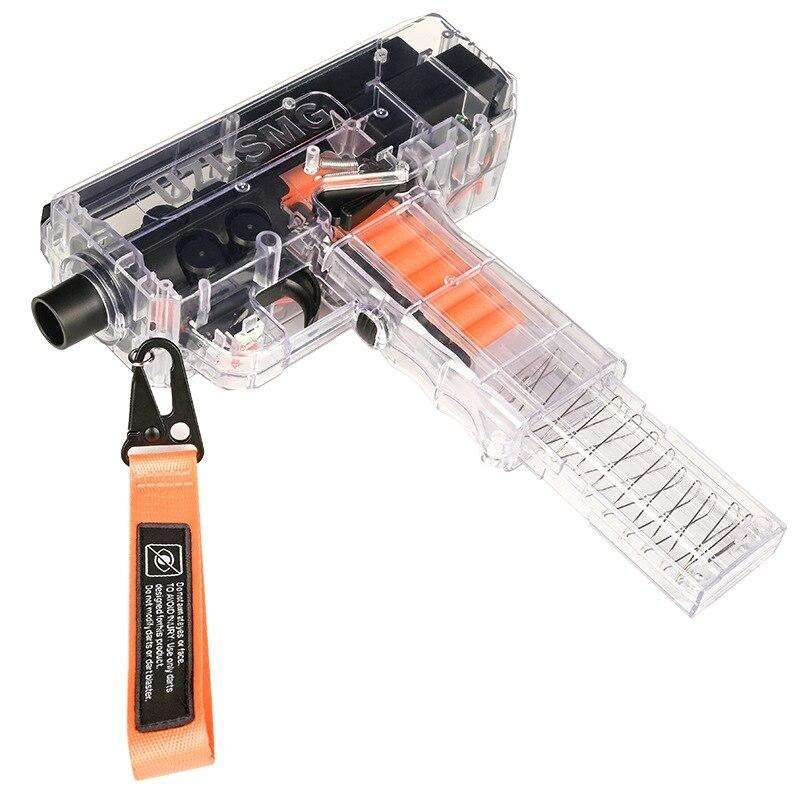 Plastic Toys Gun UZI Electric Burst Shooting Darts Bullets Game Boy Toy - BOOST TOYS